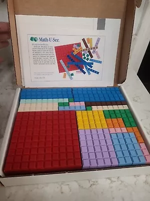 88 Piece Math U See Manipulatives Integer Block Kit Homeschool Mathematics • $21