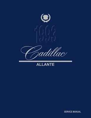 1993 Cadillac Allante Shop Service Repair Manual Book Engine Electrical OEM • $123.64