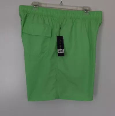 Men's Polo By Ralph Lauren Green Color 5  Swim Trunks Size XL • $29