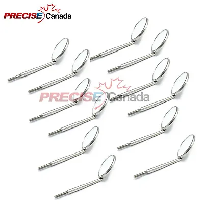 12 Pcs Dental Mouth Mirror Heads Cone Socket # 5 Plain - Stainless Steel. • $9.90