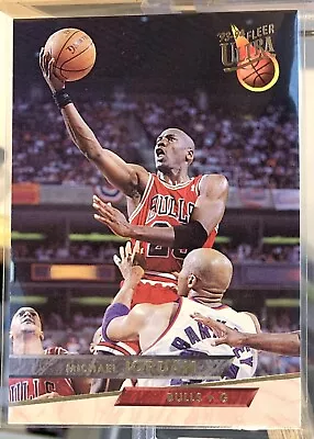 Michael Jordan 1993-94 Fleer Ultra Lay Up Vs Charles Barkley NBA Card Bulls #23 • $2.99