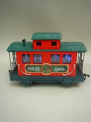 North Pole Express G-Scale Lighted Caboose By Eztec - Original Replacement • $29.50