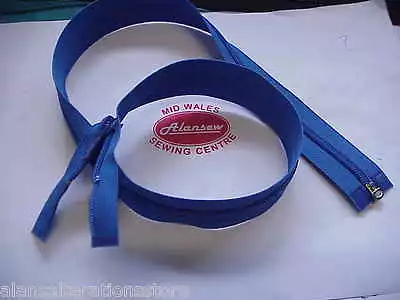 £4.95 • Buy 27  #5 Spiral Open Ended Separable Zip  BLUE 