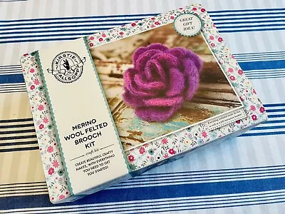 Kirstie Allsopp Craft Kit Merino Wool Felted Brooch Kit Unused Mothers Day Gift? • £6.99