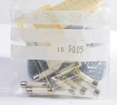 Broncolor Visatec 5x20mm 10A Fuses Pkg/8 Pt #15 50.05/0034.0911 By Schurter • $25