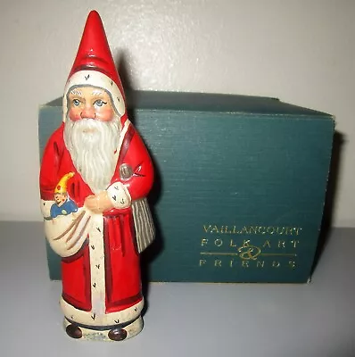$99.99 • Buy Vaillancourt Figurine Christmas Santa Claus Sack Of Toys Puppet Chalkware #670