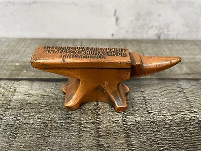 Mini Vtg Anvil Anderson Shumaker Co. Blacksmith Salesman Sample/Advertising • $34.99