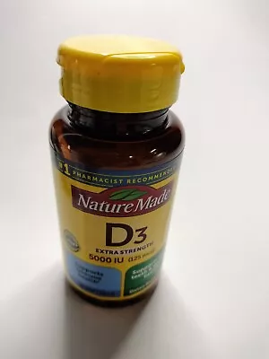 Nature Made Extra Strength Vitamin D3 5000 IU Softgels 90 Softgels. #219 • $10.03