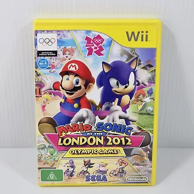 Mario & Sonic At The London 2012 Olympics - Nintendo Wii  • $18.95