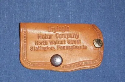 Vintage Leather Key Case: Bryfogle Motor Company - Oldsmobile - Slatington  PA • $9.99