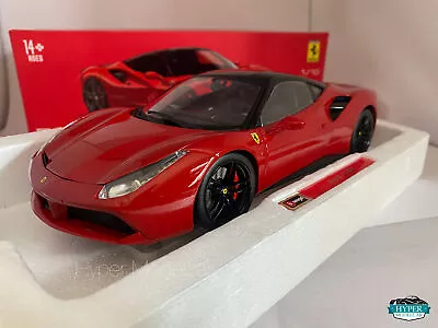 BURAGO 1/18 Ferrari 488 Gtb 2015 Red Met BU16905R-B • $79.53