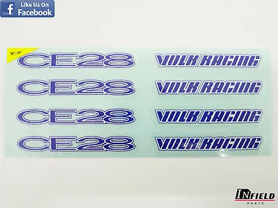 Japan Material 18''~19'' Volk Racing Ce28 High Quality Replacement Sticker #r077 • $36