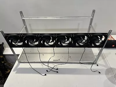 AAAWave 8 GPU Crypto Currency Mining Rig Frame With Fans • $49.99