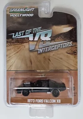 Die-Cast Car - MAD MAX Greenlight 1973 Ford Falcon Last V8 Interceptor 1:64 New • £14.99