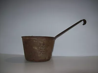 Vintage WWII Military Field Gear US ASCO 1944 Metal Water Dipper Or Soup LADLE • $25