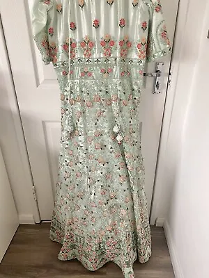 Pakistani Indian Wedding Party Wear Dress Used • £80