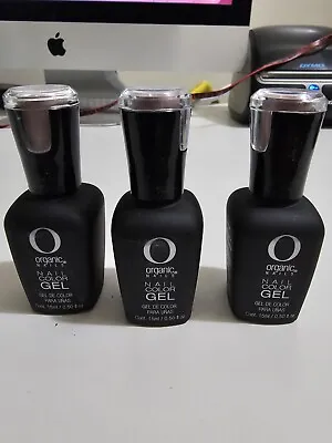 Organic Nails Color Gel Classic Taupe 031 0.50 Oz 15ml Set Of 3 • $18