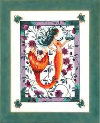 Nora Corbett Cross Stitch Pattern - NC211   Sunrise Laguna Mermaid • $19.95