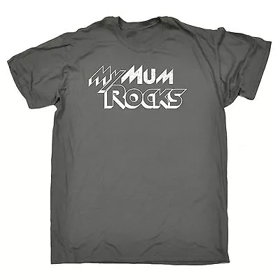 My Mum Rocks T-SHIRT Tee Mother Mummy Wife Funny Birthday Gift Present For Him • $25.60
