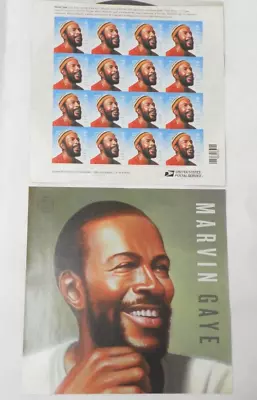 SFSTAMPS US SCOTT 5371 MARVIN GAYE MUSIC ICON 2019 FOREVER SHEET Of 16 STAMPS NH • $19.25