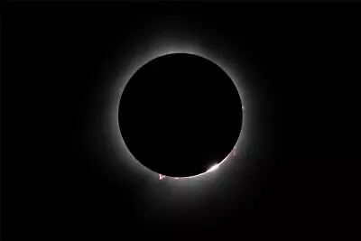 APRIL 8 2024 TOTAL SOLAR ECLIPSE GLOSSY POSTER PICTURE PHOTO PRINT Moon 9216 • $14.99