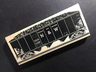 Vintage N&W Norfolk & Western Railroad Matchbook 6-Pack Coal Car Sleeve C1960's • $24.99