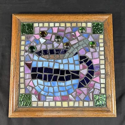 Mosaic Art Picture Plaque Glass Tile Wood Framed • $29.99