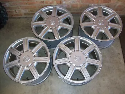 2003-2004-2005 Cadillac SRX 4-17X7.5  Alloy 6lug Wheels Rims & Center Caps NICE • $190