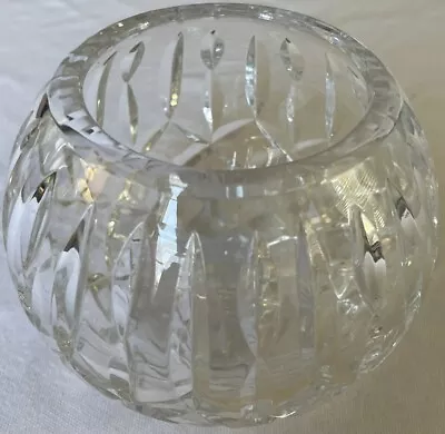 Crystal Bowl Cut Glass Vintage 4.5 Inches High • $25.99