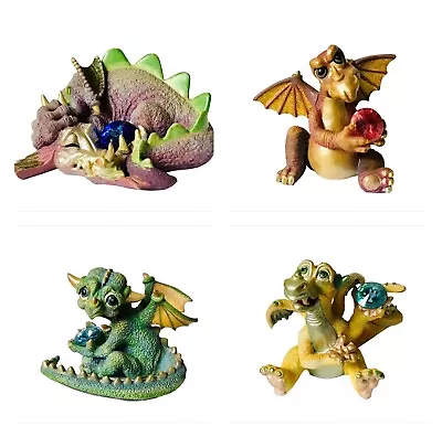 Lot Of 4 Mood Dragons Numbered Figurines SNOOZY HUFFY DIPPY GLOOMY Limited Ed • $44.50