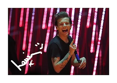 Louis Tomlinson 3 A4 Reproduction Autograph Photograph Poster Choice Of Frame • £9.24