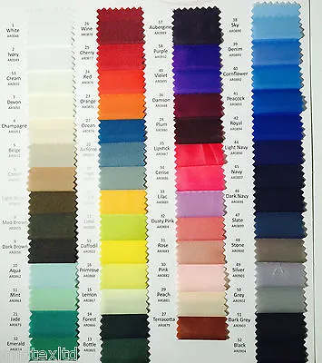 £1.50 • Buy High Quality Anti Static Dress Lining Fabric 100% Polyester 158cm Wide M450 Mtex