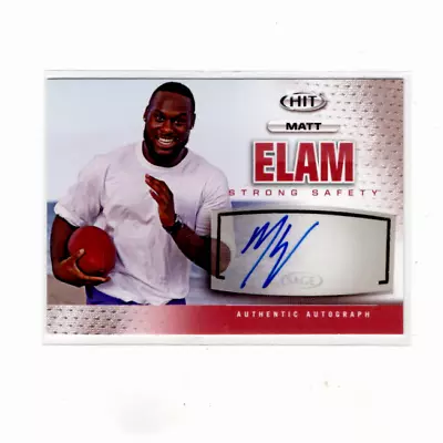 2013 SAGE Hit Autograph Matt Elam #A22 Rookie Auto RC Baltimore Ravens • $2.99