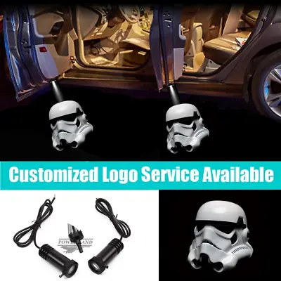$18.04 • Buy 2x LED Star Wars Stormtrooper Clone Trooper Car Door Projector Shadow Light