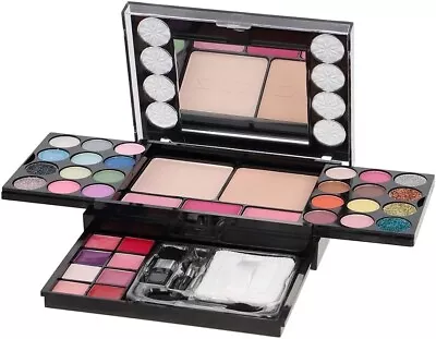 Vegan Makeup Beauty Cosmetic Shimmer Palette Diamonds Travel Set 40pcs Gift Kit • £11.49