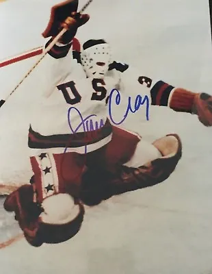 Jim Craig 1980 Olympic Miracle On Ice Gold Medal Signed Autographed 8x10 #9 • $54.99