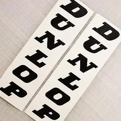 DUNLOP BLACK 5.25  Fork Decals Gsxr M 1 R Stickers 3 Fz07 Sponsor Moto Gp 6 Gsxr • $4.99