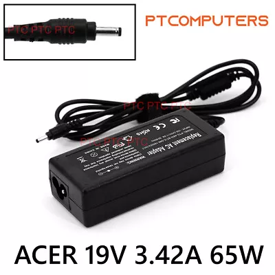 65W Laptop Charger For Acer Aspire S5-371 S5-391 S7-391 S7-191 S7-391 3.0x1.1mm • $29.85