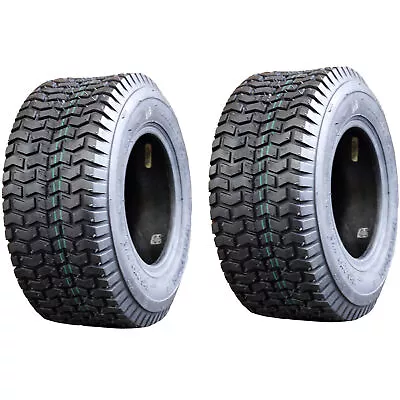 2x 13x5.00-6 6 Inch Ride On Lawn Mower Tubeless Tyre 4 Ply Wanda Go Kart Utility • $71.95