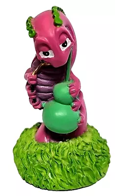 Rare Vtg.  Alice In Wonderland Pink Caterpillar Resin Bishop Chess Figurine • $7