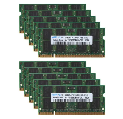 £5.99 • Buy Lot For Samsung 8GB 4GB 2GB PC2-6400 DDR2 800Mhz CL6 SODIMM Laptop Memory RAM &N