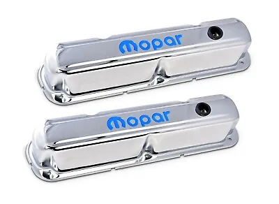 Fits 1964-91 Sb La Mopar Dodge Chrome Valve Covers 273 318 340 360 Set • $179.95