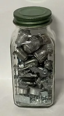 Lot 58 VTG Monopoly Tokens Metal Pieces Monopoly Replacement Pieces Crafting • $29.99