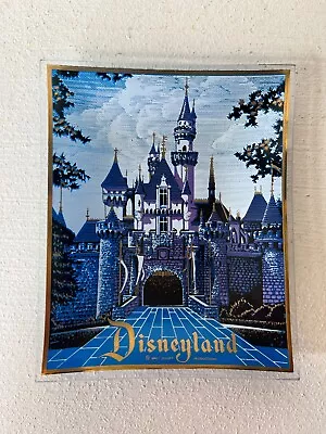 Vintage Disneyland Sleeping Beauty Castle Souvenir Glass Candy Jewelry Coin Dish • $12