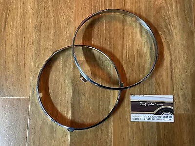 New Pair Of Ford Falcon XW XY GT GS GTHO Headlight Retainer Rings Fairmont • $85.95