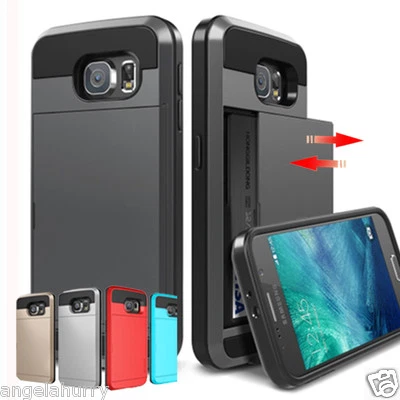 $4.96 • Buy Samsung Galaxy S7 Edge Plus S7 Edge S8 Slide Armor Heavy Duty Case Cover