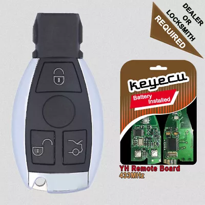 YH Smart Remote Key Fob 433Mhz For Mercedes Benz W140 W210 W220 W221Reusable • $16.80