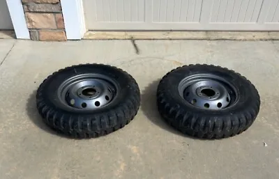 M416/Jeep Cooper Cross Country Military Tires 7.00x16 And Rims (Two) • $109