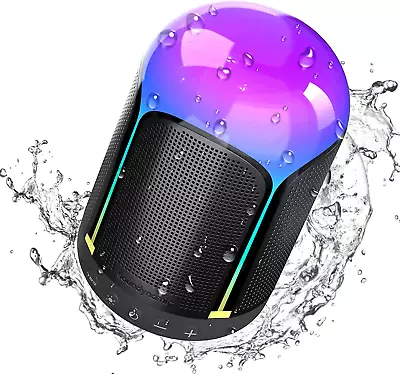 Bluetooth Speaker Vibe Protable Wireless Speaker With RGB LED Light IPX7 Water • $91.88