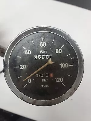 Fiat Veglia Borletti 120mph Speedometer Instrument Gauge • $55